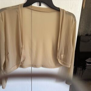 Elegant Cream Women's Top
